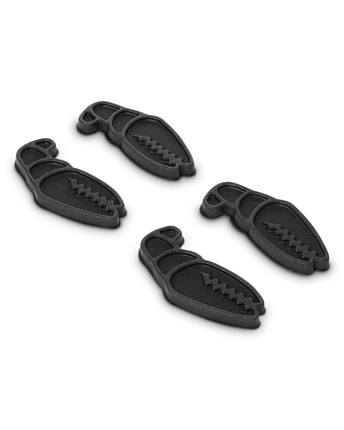 Crab Grab - Mini Claws stomp pad foam traction angle view - Black.