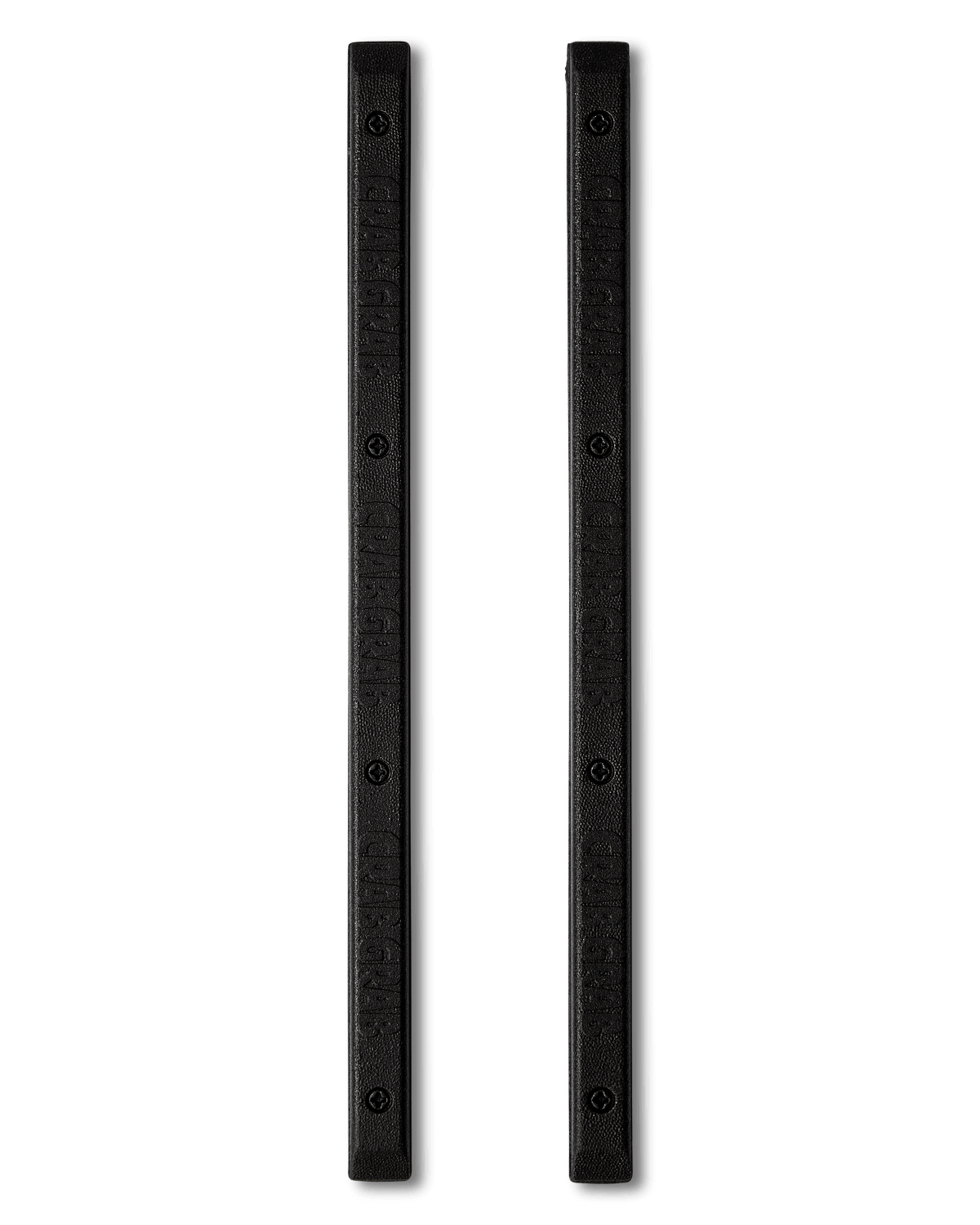 Crab Grab - Skate Rails snowboard grab traction, top view, Black.