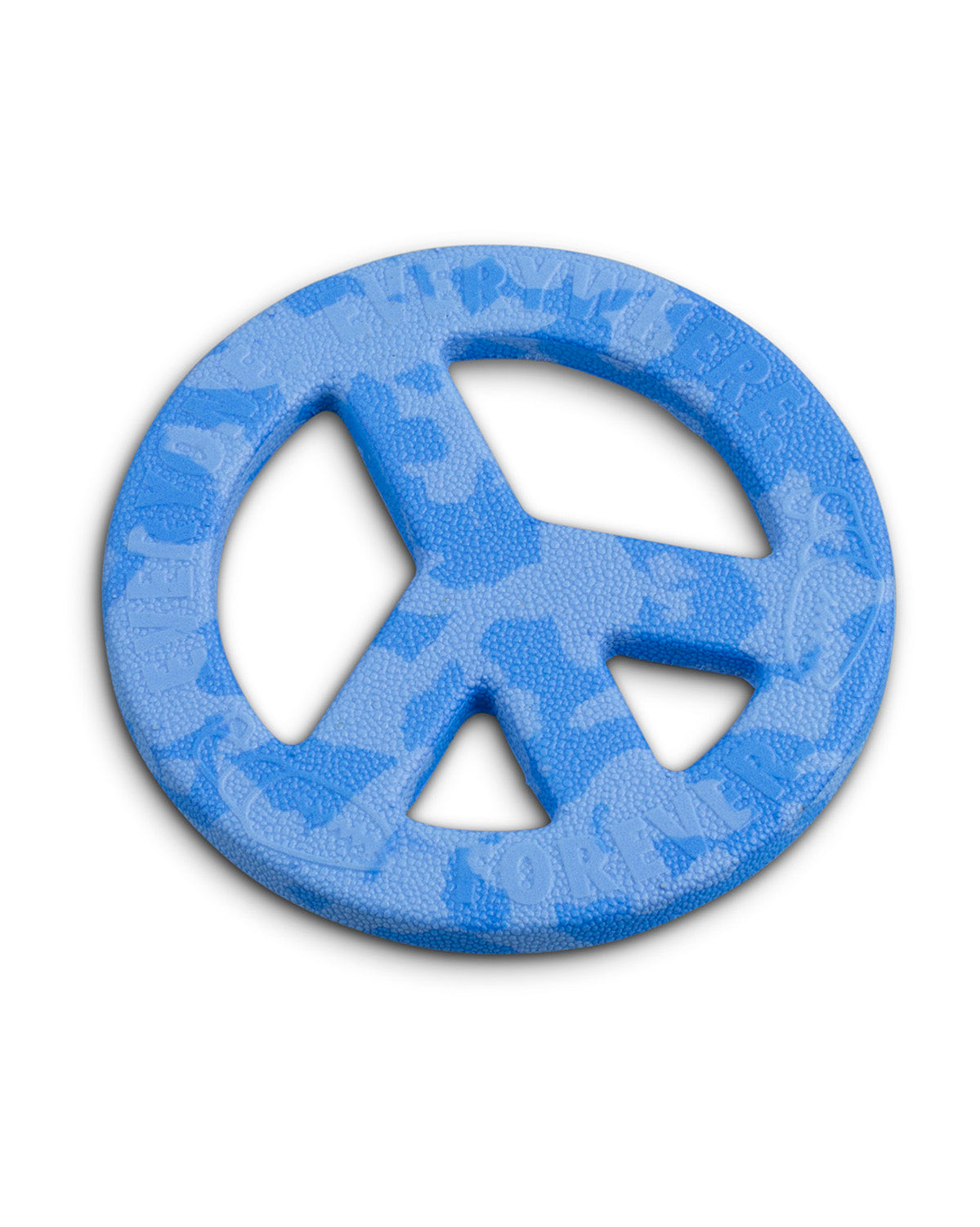 Crab Grab - Peace of Foam stomp pad angle view in Blue Swirl.