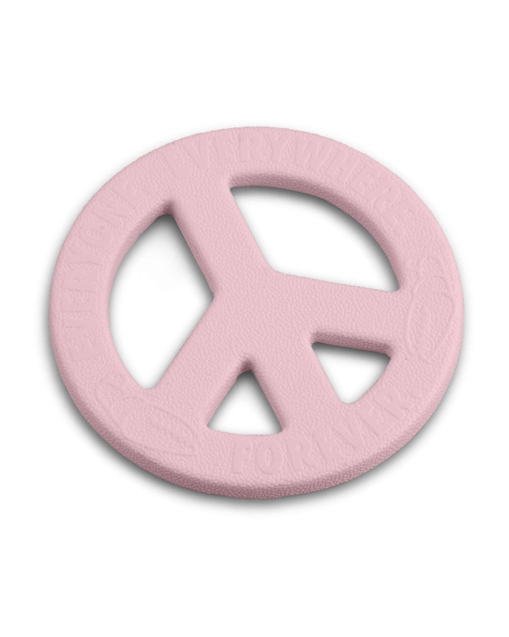 Crab Grab - Peace of Foam stomp pad angle view in Soft Pink.