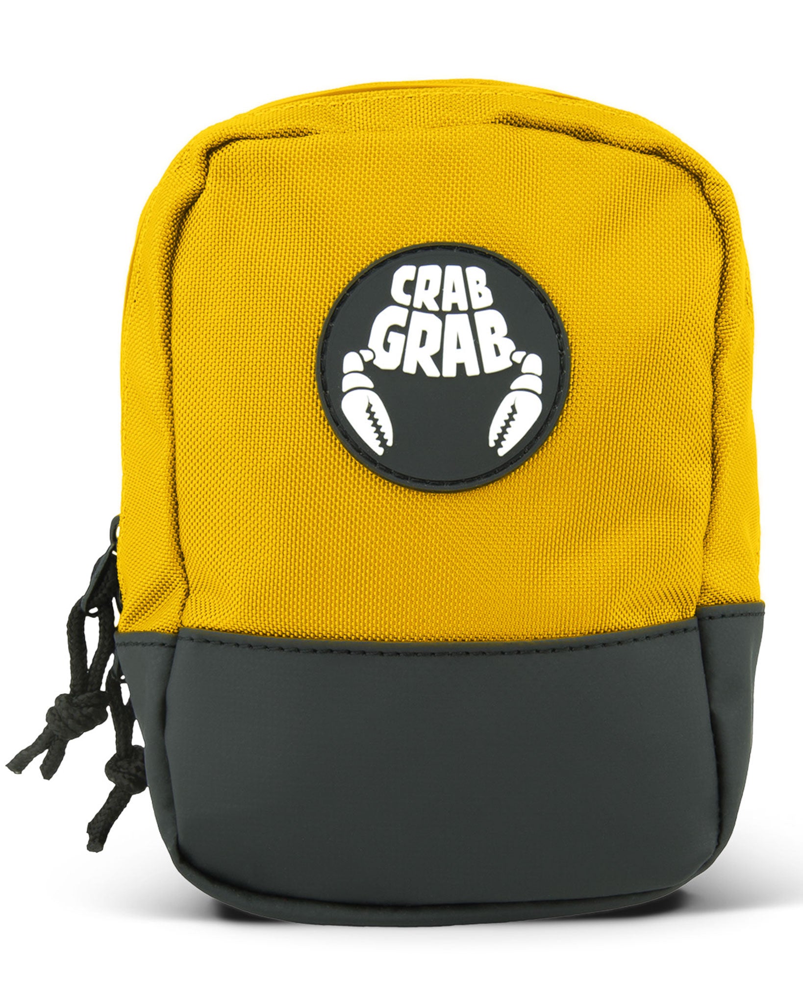 Crab Grab original size Binding Bag front view in Vintage Yellow.