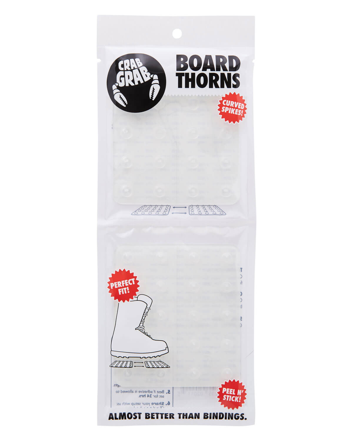 Board Thorns snowboard stomp pad in clear