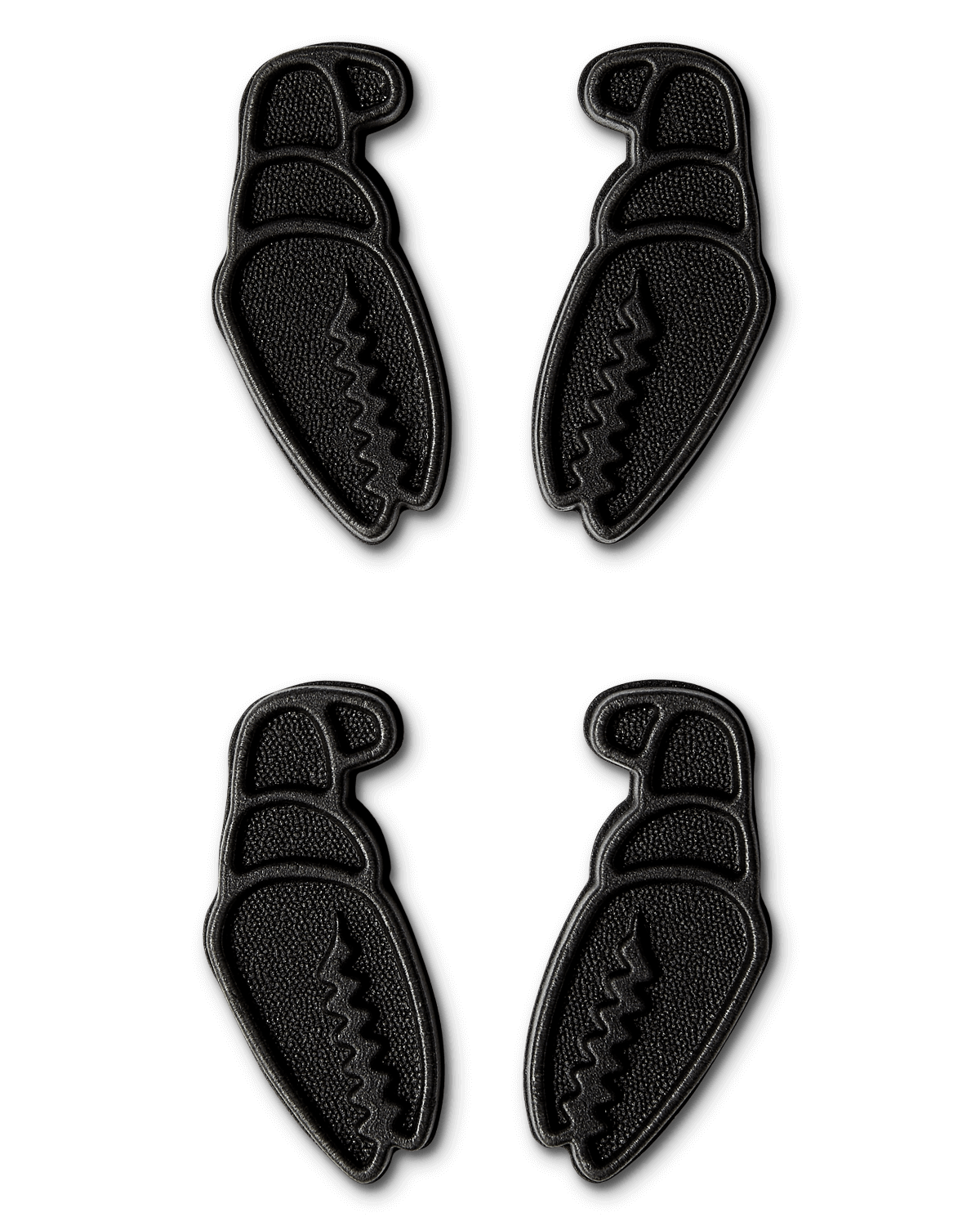 Crab Grab - Mini Claws stomp pad foam traction top view - Black.