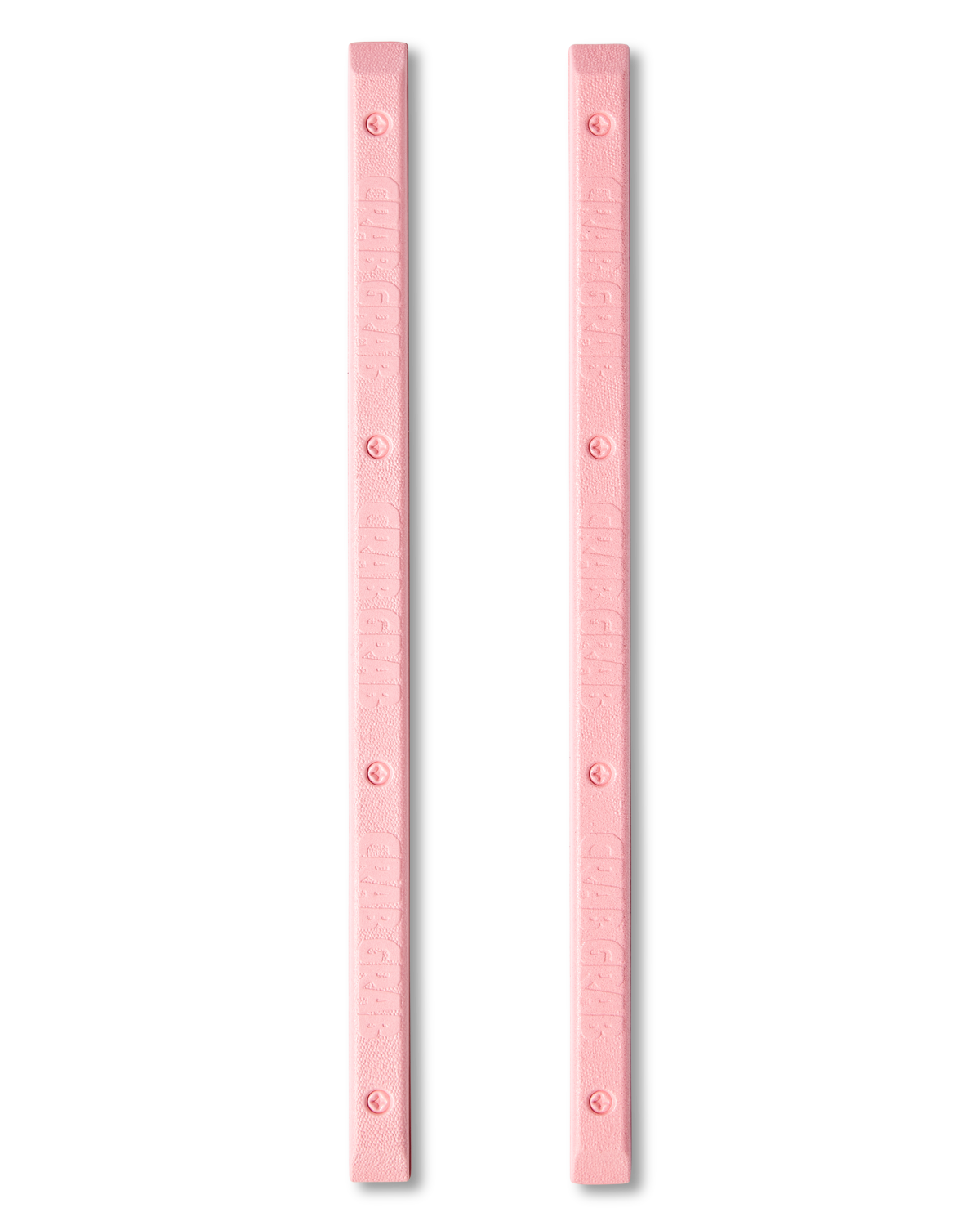 Crab Grab - Skate Rails snowboard grab traction, top view, Bubblegum pink.