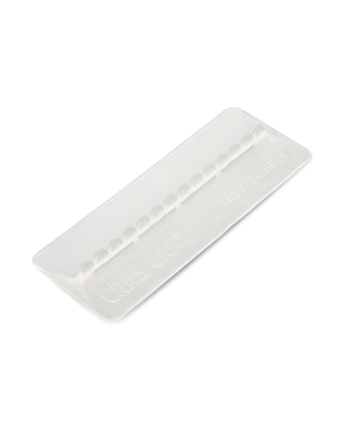 Crab Grab - Scromper stomp pad and boot scraper, packaging view, Clear.